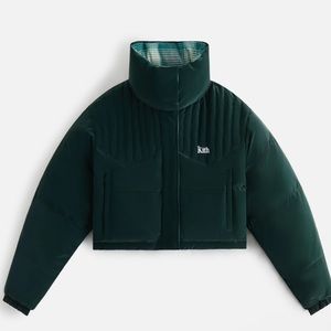 Kith Women Shae Cropped Reversible Puffer sz small